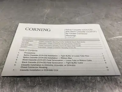 NEW CORNING CCH-CS12-59-P00RJ