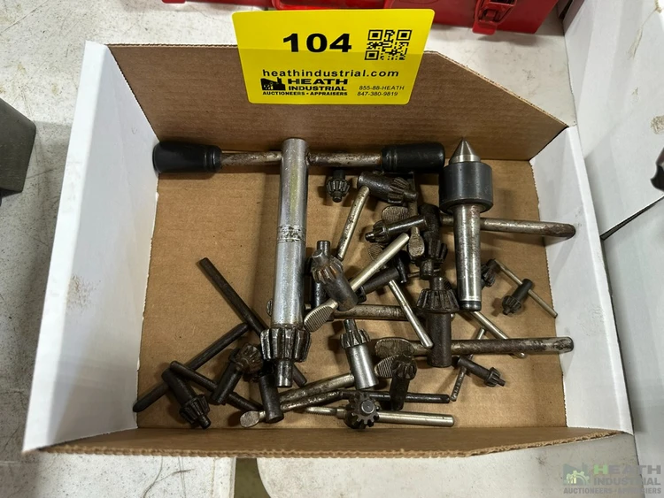Used _UNKNOWN_ LARGE QUANTITY OF DRILL CHUCK KEYS Wrenches Illinois US | Heath Industrial Auction Services #1549729