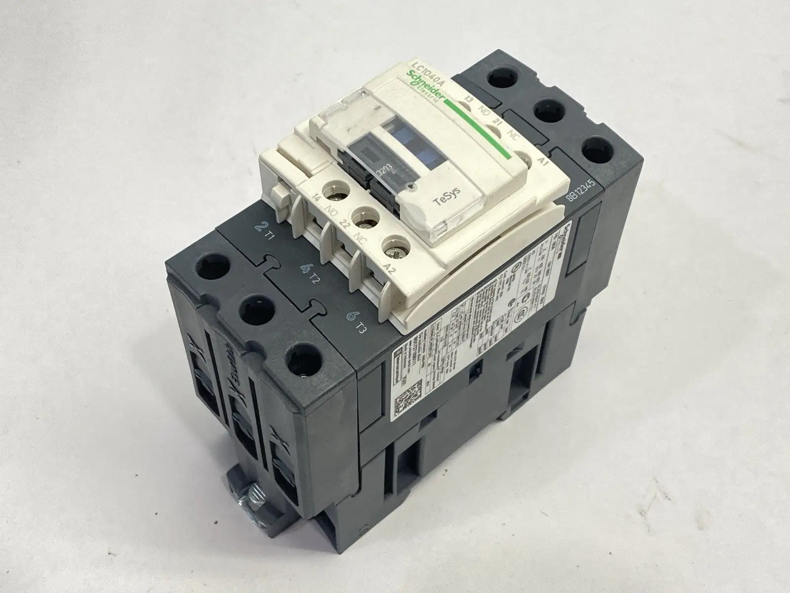 Used Schneider Electric Contactor 3-Pole 40A 480V 120V Coil PLC Contactors Michigan US | Maverick Industrial Sales #1401987