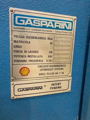 GASPARINI PBS 045/2000 Press Brakes | FERRIC Machinery, Inc. (3)