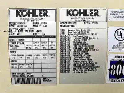 USED KOHLER 2000REOZMB