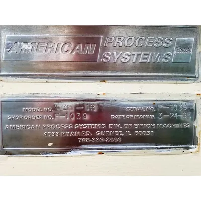 New | in-Stock AMERICAN PROCESS FZM-12 Paddle Mixers West Virginia US | JM Industrial #1262714