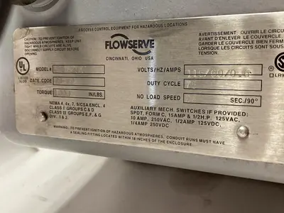 Used FLOWSERVE CE1A2TXZ Rotary Actuators Ohio US | Surplus Asset Holdings #1365989