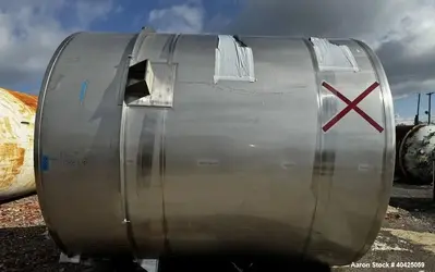 Used ICCNW 304 Stainless Steel Mixing Tank, 6,800 Gal. Single wall