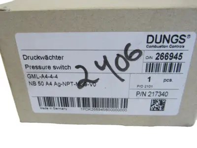NEW DUNGS 266945 PRESSURE SWITCH