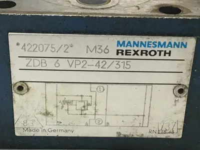 USED REXROTH ZDB 6 VP2-42/315