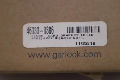 NEW GARLOCK 46333-0386 FLUSH-GARD SEAL - STOCK GF1009