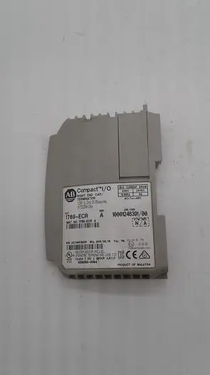 Used ALLEN-BRADLEY ALLEN-BRADLEY COMPACT I/O RIGHT END CAP 1769-ECR SER.A PLC Input & Output | ND Industrial Surplus #1212088