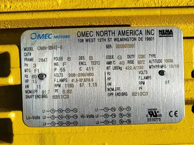 New | in-Stock OMEC OMN-284T-6 Motors (misc) British Columbia CA | Lenmark #248244