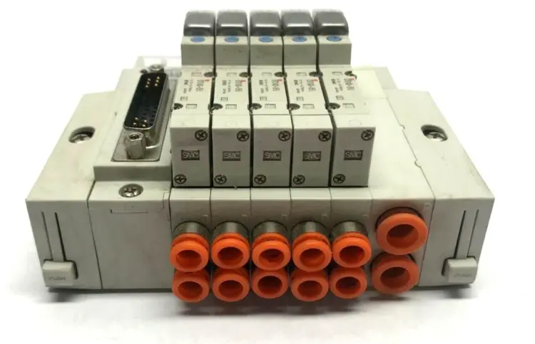 Used SMC Pneumatic Air Manifold Valve Assembly Pump & Valve Parts Michigan US | Maverick Industrial Sales #1398016