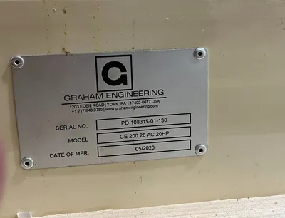 Used 2020 GRAHAM 50mm extruder Extruders Pennsylvania US | Mark One Machinery #787164