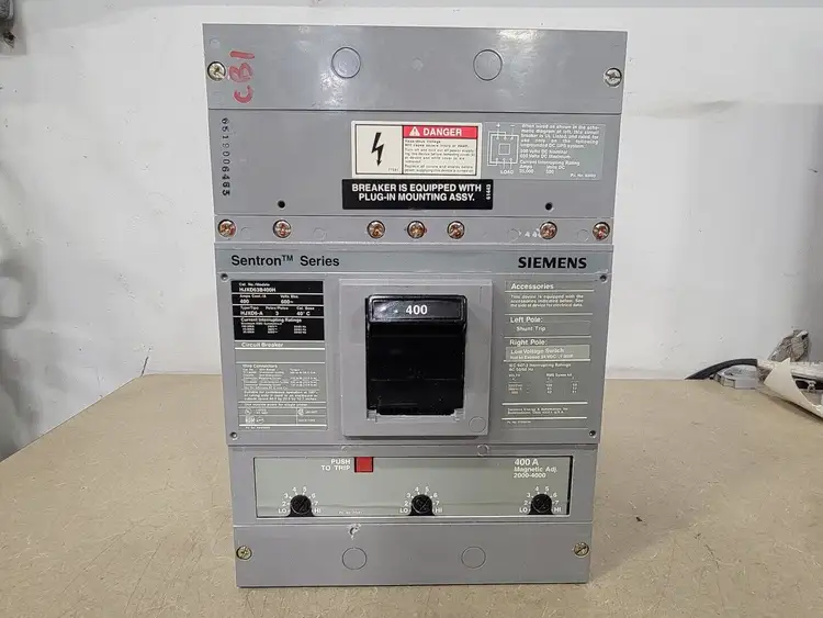 Used SIEMENS HJXD63B400H Switchgears British Columbia CA | Lenmark #367170