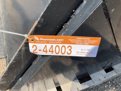 New old stock Paladin 42” high capacity bucket for a Bobcat MT mini skid steer, welded on cutting ed...
