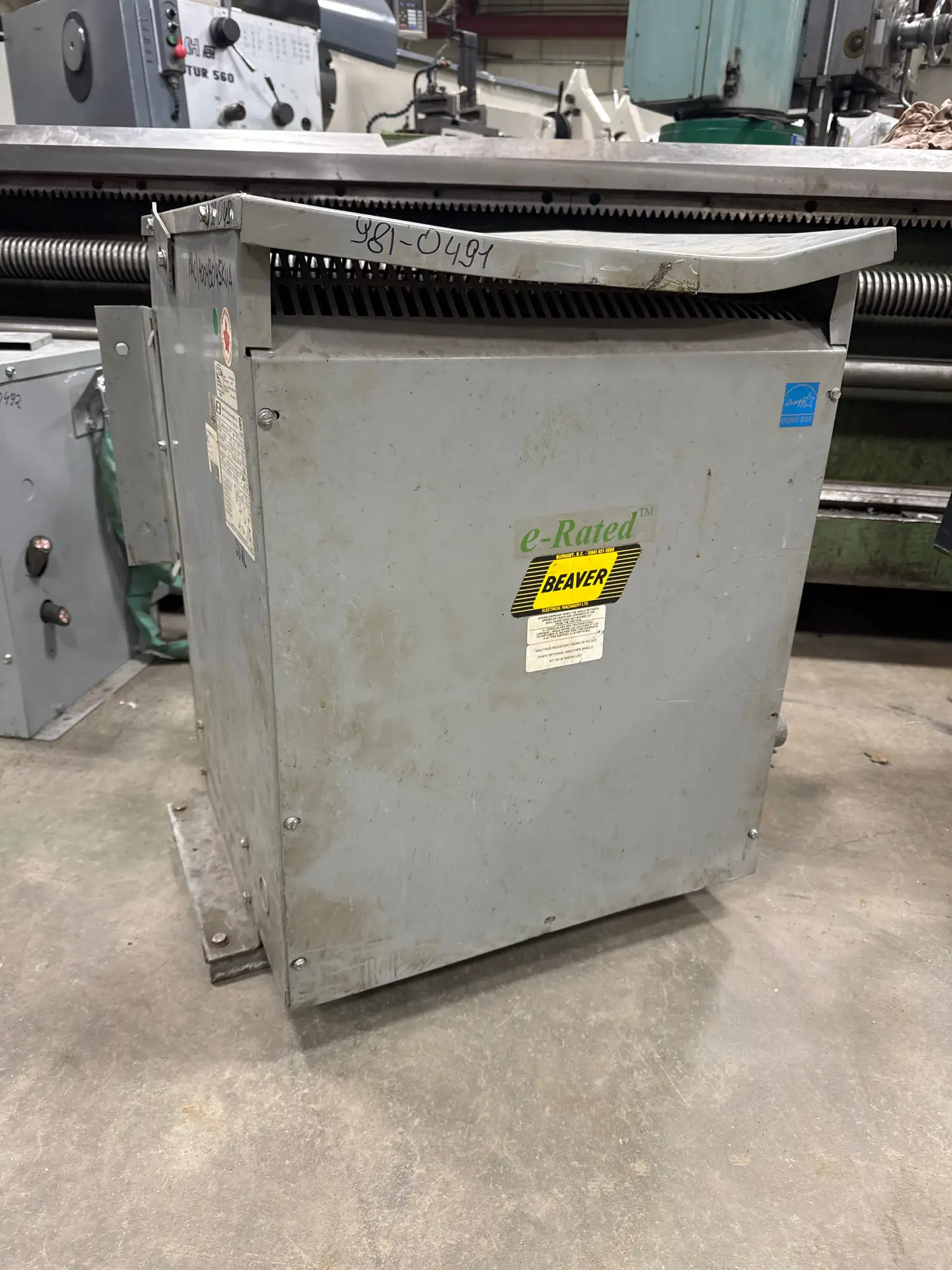 45 KVA - 480V to 400Y/231 3 Phase Isolation transformer