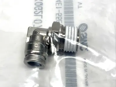 KQG2L07-N02S | SMC  Pneumatic Fitting, Male Elbow SS 1/4" Tube OD 1/4" NPT, SUS - New