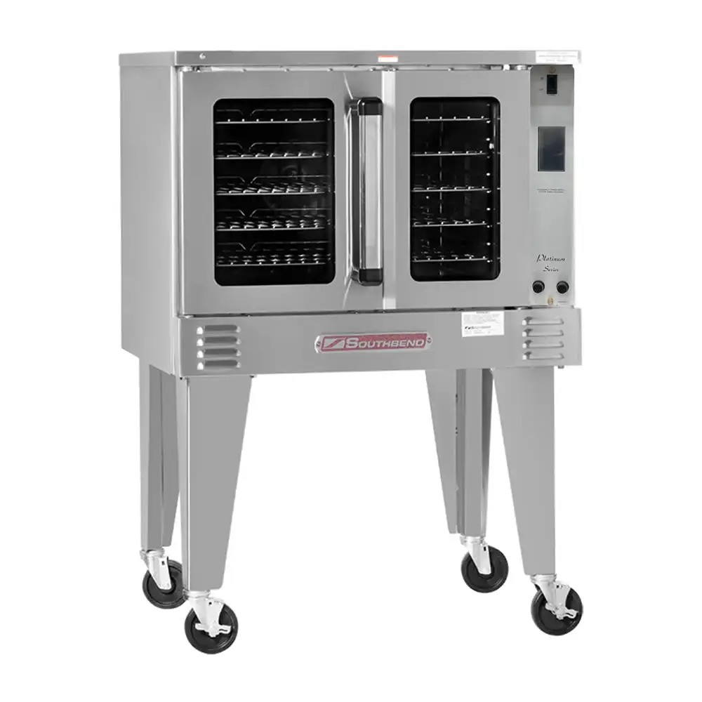 Southbend PCG70S/TI Platinum Single Full Size Natural Gas Convection Oven - 70,000 BTU