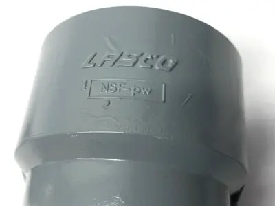 USED LASCO CPVC 45° ELBOW FITTING 2" SCH 80 LOT OF 2