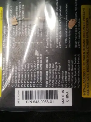 Used Copeland 543-0085-01 Industrial Controls US | Infinity wholesale & Supply LLC #1305796
