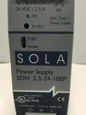 USED SOLA SDN2.5-24-100P