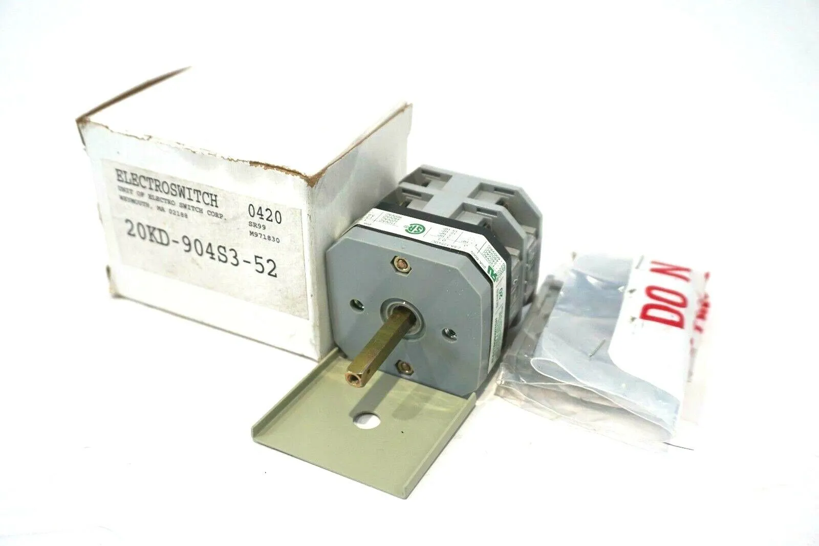 NEW ELECTROSWITCH 20KD-904S3-52 ROTARY SWITCH 20KD904S352