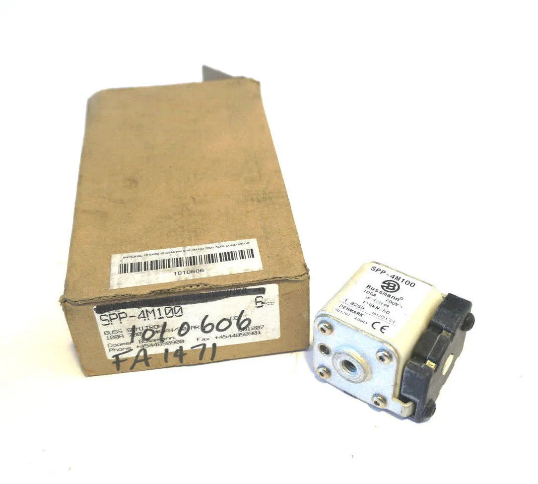 NEW BUSSMANN SPP-4M100 SEMITRON FUSE SPP4M100
