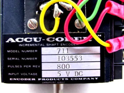 NEW ENCODER PRODUCTS 711 ACCU-CODER