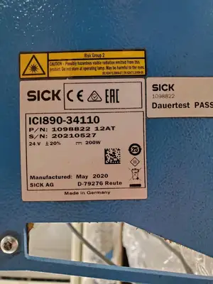 SICK ICD890-44342010 LED IMAGE-BASED CODE READER MODULE, 24VDC, 200W. WH#2
