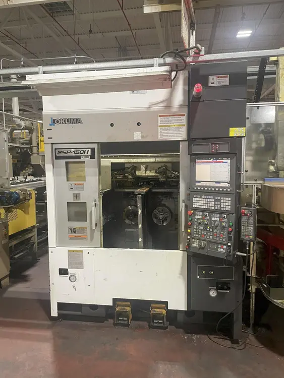 Used 2015 OKUMA 2SP-150H CNC Lathes Michigan US | Tramar Industries #419492