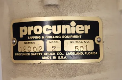 PROCUNIER Model 2 – Series 12002 Tooling & Accessories, Tapping Head | Machinery Central (2)
