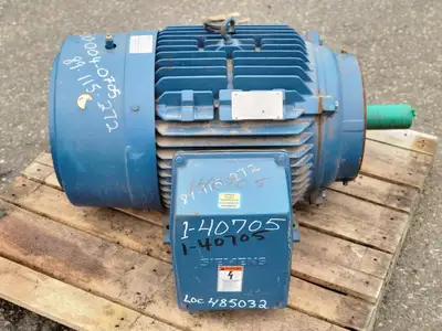 60 hp, 575 volts, 1775 rpm, 364T Premium Efficiency Motor Type RGZESD