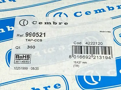 New | in-Stock CEMBRE _UNKNOWN_ Taps & Dies | Maverick Industrial Sales #1110432