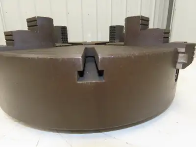 Rohm Number 400 4-Jaw Independent Manual Lathe Chuck 15-3/4" OD 3-3/4" ID