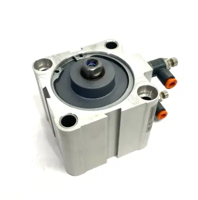 Used Metal Work Pneumatic Compact Pneumatic Cylinder 063 Bore, 0025 Stroke Pneumatic Cylinders Michigan US | Maverick Industrial Sales #1393465