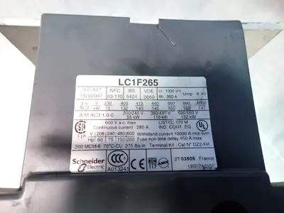USED SCHNIEDER ELECTRIC LC1F265