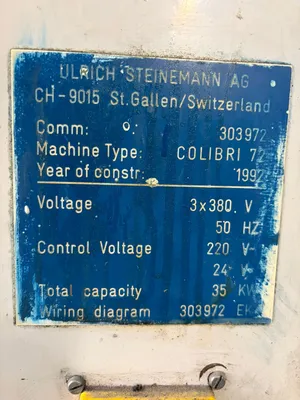 USED 1992 STEINEMANN Colibri 72