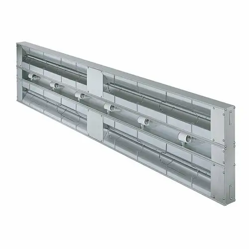 Hatco GRAL-48D6 48" Standard Watts Infrared Strip Warmer - Double Rod, (2) Built In Toggle Control, 120/240v/1ph