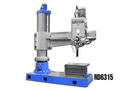 New | in-Stock SUMMIT RADIAL ARM DRILL PRESS SERIES Radial Drills Georgia US | The Equipment Hub #1402358