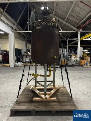 USED Pfaudler 200 Gal Pfaudler Glass Lined Reactor, 25/75#