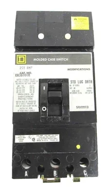 NEW SQUARE D KH36000M AUTOMATIC MOLDED CASE SWITCH 3 POLE 250A