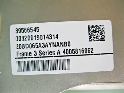 USED Allen-Bradley 20B-D065A3AYNANB0