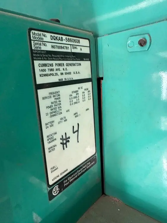 Used 2007 CUMMINS DQKAB TIER2 Generators Nevada US | E&M Equipment #1469396