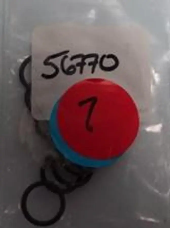 QTY. 7. ANTON PAAR O-RINGS NO: 5677....