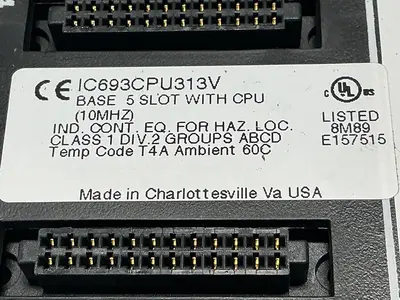 USED GE FANUC IC693CPU313V