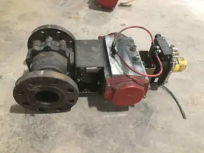 Flow-Tek 3″ WCB Pneumatic Air-Operated Ball Valve w/ Monitor 140PSI Class 300
