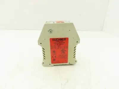 Euchner CES-A-AEA-02B Safety Relay Muting Module Unit 24VDC Din Rail Mount