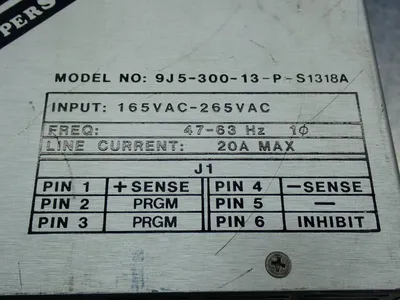 Used POWERTEC INC 9J530013PS1318A DC Power Supplies Ohio US | HGR 24 #1070184