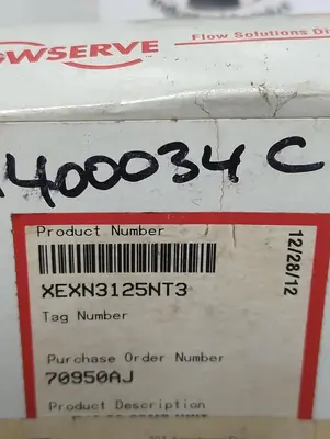 New | in-Stock FLOWSERVE XEXN3125NT3 Seals & Gaskets Ohio US | Surplus Asset Holdings #1365764