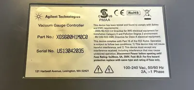 New | in-Stock AGILENT TECHNOLOGIES XGS600H1M0C0 Vacuum Gauges / Controllers Ohio US | Surplus Asset Holdings #1207147