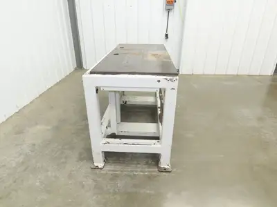 5/8" Steel Top Machine Base Welding Table Work Bench 51-3/4 x 22-1/2" Top 30" H