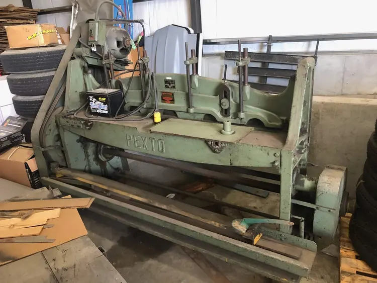 Used 1980 PEXTO U-272C Power Squaring Shears (Inch) Kansas US | Revelation Machinery #403228